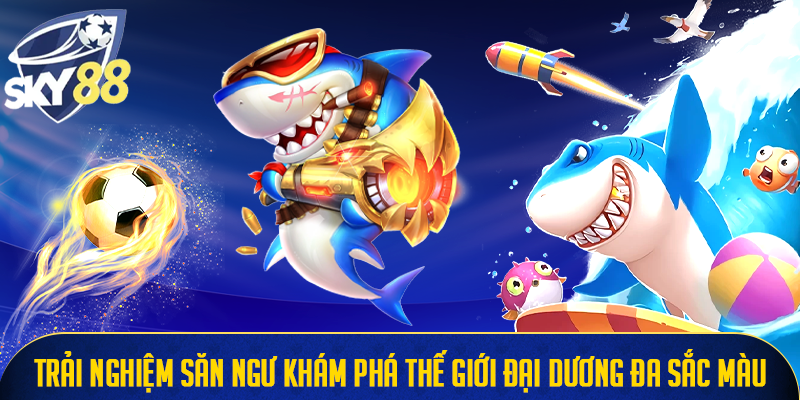 Trải nghiệm săn ngư khám phá thế giới đại dương đa sắc màu